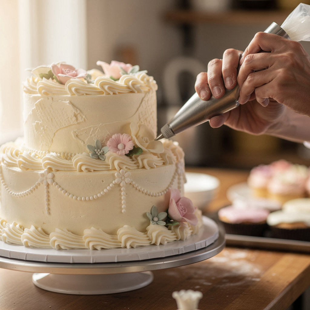 Flour & Sugar Bakery Austin custom celebration cakes with elegant designs and personalized flavors